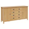 vidaXL Bufet cu ușă HILL Maro miere 154 x 40 x 80 cm Lemn masiv de pin