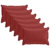 vidaXL Husă pentru pernă 6 buc. HOUTEN Roșu Vin 50 x 80 cm Poliester
