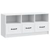 vidaXL Cabinet TV cu sertar Alb 102 x 34,5 x 47 cm Lemn prelucrat