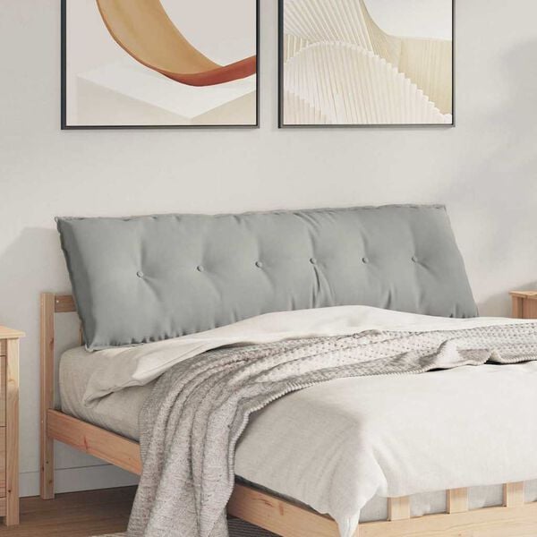 vidaXL Perna pentru spate Gri deschis 160 x 50 cm