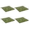 vidaXL Perne de Șezut SOEST 4 buc. 100% Polyester Design cu frunze