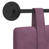 vidaXL Cap de pat suspendat Pe perete Violet 90 x 55 x 5 cm Catifea