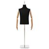 vidaXL Manechin ajustabil 170-218 cm cu bază Masculin PP Negru