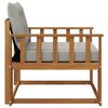 vidaXL Set de canapele de exterior Lemn solid de Acacia și Textilene
