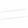 vidaXL Rafturi de perete, 2 buc., alb extralucios, 115x9x3 cm