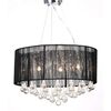 Candelabru cu 85 cristale, Negru
