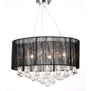Candelabru cu 85 cristale, Negru