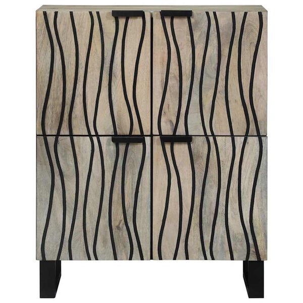 vidaXL Dulapuri și suporturi pentru stocarea media Alb și negru