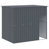 vidaXL Cușcă c&acirc;ine cu acoperiș antracit 214x153x181 cm oțel galvanizat