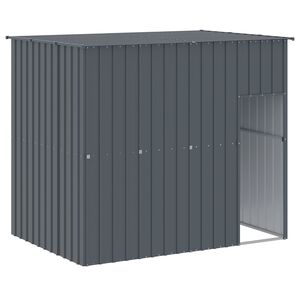 vidaXL Cușcă c&acirc;ine cu acoperiș antracit 214x153x181 cm oțel galvanizat