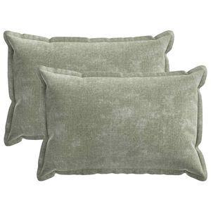 vidaXL Husă pentru pernă 2 buc. HOUTEN Verde 30 x 50 cm