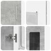 vidaXL Bufet FLORIN Gri din beton 60 x 35 x 182 cm Lemn compozit