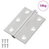 vidaXL Hinge 720 pcs Argintiu 50 x 38 x 1,3 mm Oțel