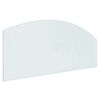 vidaXL Placă de sticlă pentru semineu Transparent 120 x 50 cm Sticlă