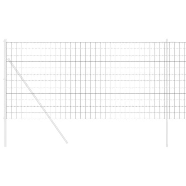 vidaXL Gard Euro Gri 1.2 x 25 m Fier acoperit cu PVC