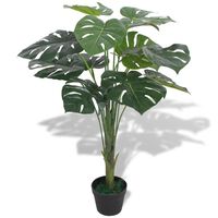 vidaXL Plantă artificială Monstera cu ghiveci 70 cm, verde
