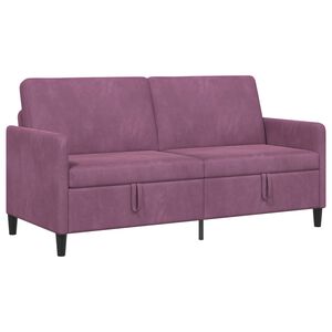 vidaXL Sofa cu Spațiu de Depozitare Violet 172 x 78 x 87 cm Poliester