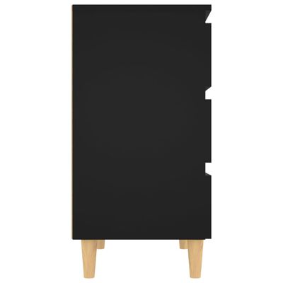 vidaXL Servantă, negru, 60x35x69 cm, PAL