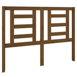 vidaXL Tăblie de pat, maro miere, 126x4x100 cm, lemn masiv de pin