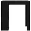 vidaXL Masă de bar Stejar Negru 102 x 50 x 103,5 cm Lemn compozit