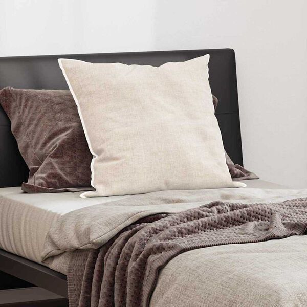 vidaXL Pernă cu pernă Alb 60 x 70 cm Bumbac