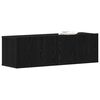 vidaXL Cabinet TV Stejar Negru 100 x 30 x 30 cm Lemn compozit