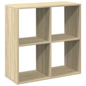 vidaXL Bibliotecă/separator cameră stejar sonoma 69,5x29x69,5 cm lemn