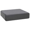 vidaXL Pernă pentru șezut 40 x 40 x 10 cm Spumă PU Gri