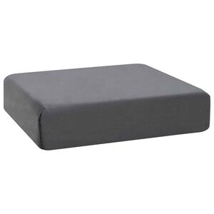 vidaXL Pernă pentru șezut 40 x 40 x 10 cm Spumă PU Gri