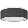 vidaXL Lampă de tavă Negru 38 x 38 x 13,5 cm țesătură