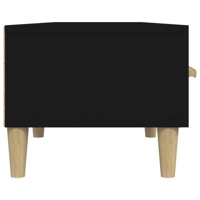 vidaXL Comodă TV, negru, 150x34,5x30 cm, lemn compozit