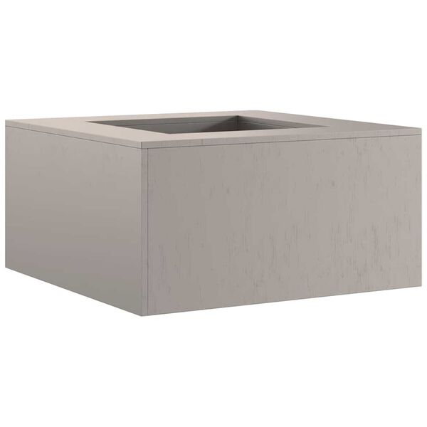 vidaXL Cuptor de foc Maro 80 x 80 x 40 cm Oțel rezistent la intemperii