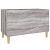 vidaXL Dulap pentru discuri gri sonoma 74,5x38x48 cm lemn prelucrat