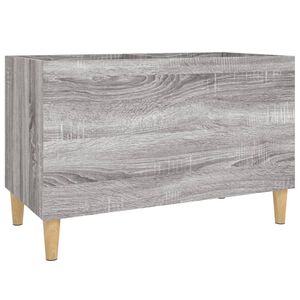 vidaXL Dulap pentru discuri gri sonoma 74,5x38x48 cm lemn prelucrat