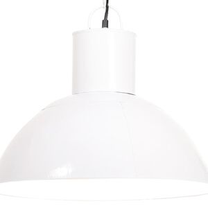 vidaXL Lampă suspendată, 25 W, alb, rotund, 48 cm, E27