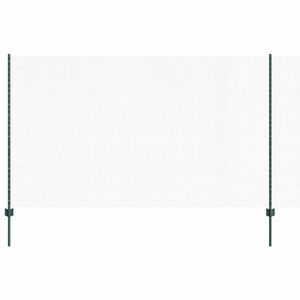 vidaXL Gard hexagonal cu st&acirc;lp 10 x 1,4 m Oțel cu strat de PVC Verde