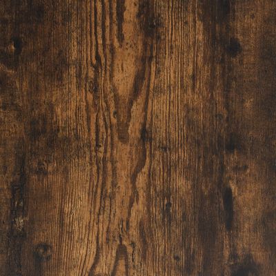 vidaXL Dulap colțar, stejar fumuriu, 33x33x132 cm, lemn prelucrat