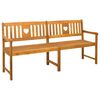 vidaXL Bancă de exterior natural 180 x 55,5 x 90 cm