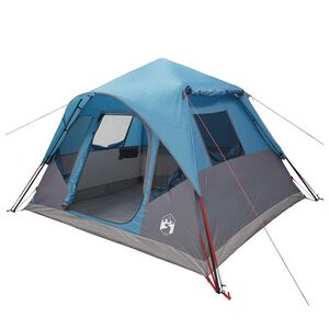 vidaXL Cort Instant albastru 305 x 275 x 190 cm Poliester și oțel