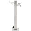 vidaXL Coloană de apă de grădină, 65 cm, oțel inoxidabil, pătrat