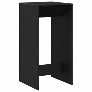 vidaXL Masă de bar Stejar Negru 51 x 50 x 103,5 cm Lemn compozit
