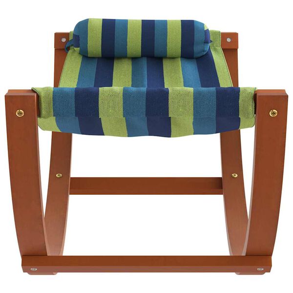 vidaXL Hamac balansoar pentru copii, albastru și verde, țesătură