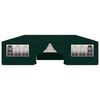 vidaXL Cort de petrecere profesional pereți laterali verde 4x9m 90g/m²