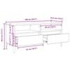 vidaXL Cabinet TV cu sertar Stejar Artizanal 100 x 34,5 x 44,5 cm