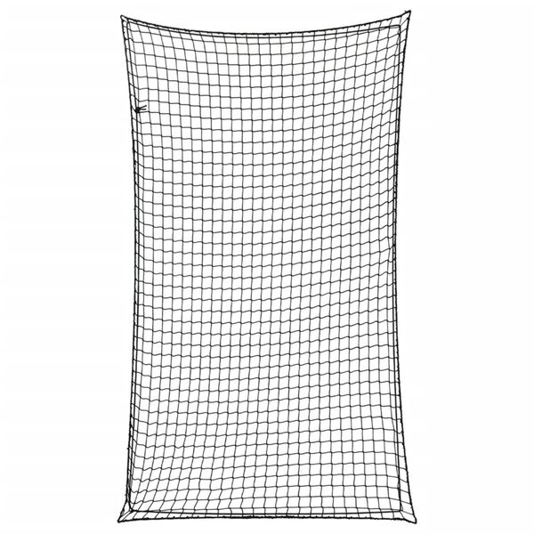 vidaXL Plasă de remorcă cu funie elastică, negru, 6x3,5 m, PP