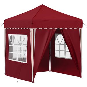 vidaXL Cort de Petrecere Pop-up 195 x 195 x 245 cm Burgundy