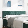 vidaXL Tăblie cap cu headboard Verde închis 144 cm Piele artificială