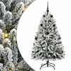 vidaXL Brad de Crăciun artificial 150 cm 150 LED-uri Alb cald