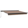 vidaXL Copertină retractabilă Gri taupe 450 &times; 300 cm P&acirc;nză și Aluminiu