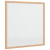 vidaXL Tablă albă magnetică cu cadru din lemn masiv de pin 40x40 cm